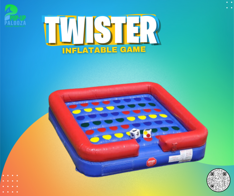 Twister inflatable game