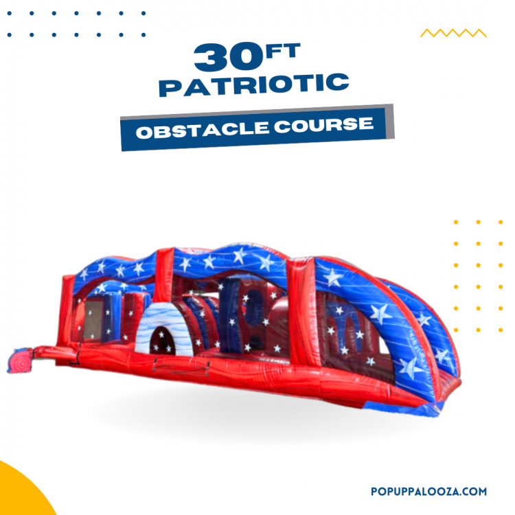 30ft Patriotic Obstacle course