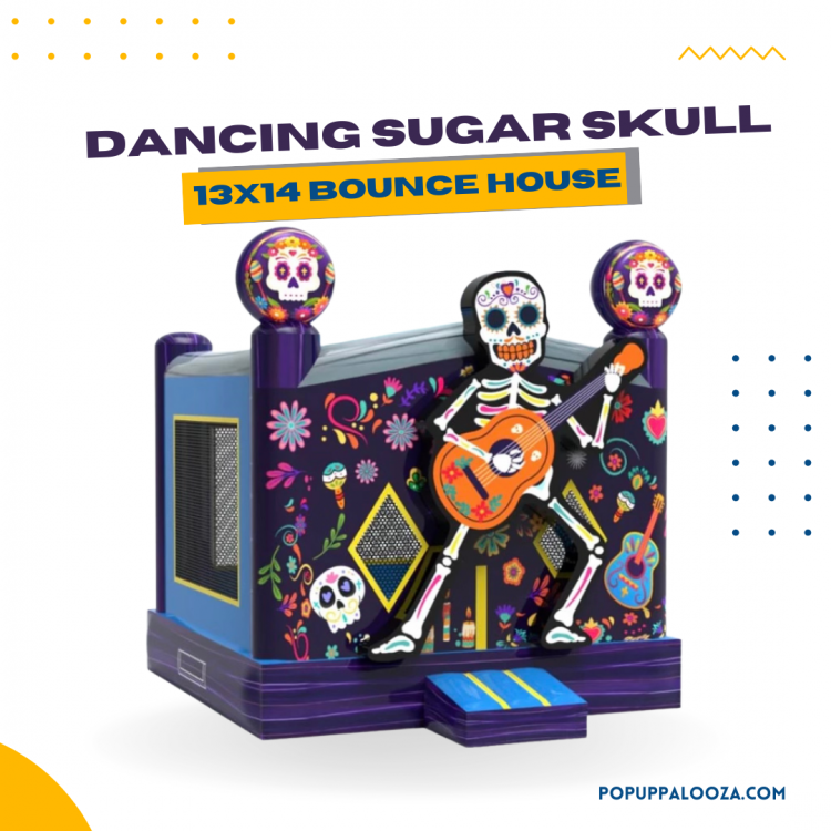 Dancing Sugar Skull bounce house